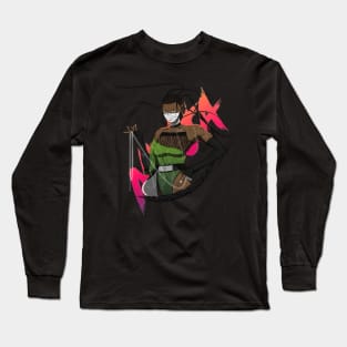 AULT DESIGN - Ninja Series 01 Female Graphic Tees|Beta|Unisex Long Sleeve T-Shirt